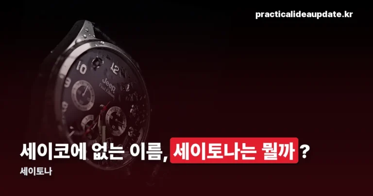 세이토나 정리 썸네일